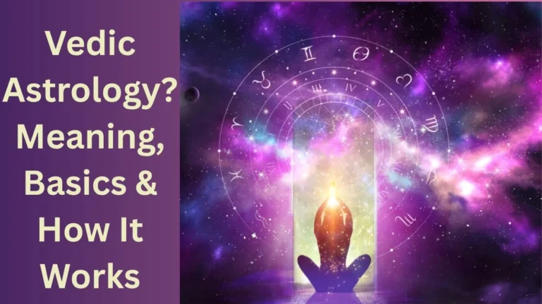 Vedic astrology meaning, basics and how it works cosmic zodiac banner illustration